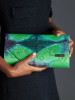 Pochette & Accessoires - Green Blocks